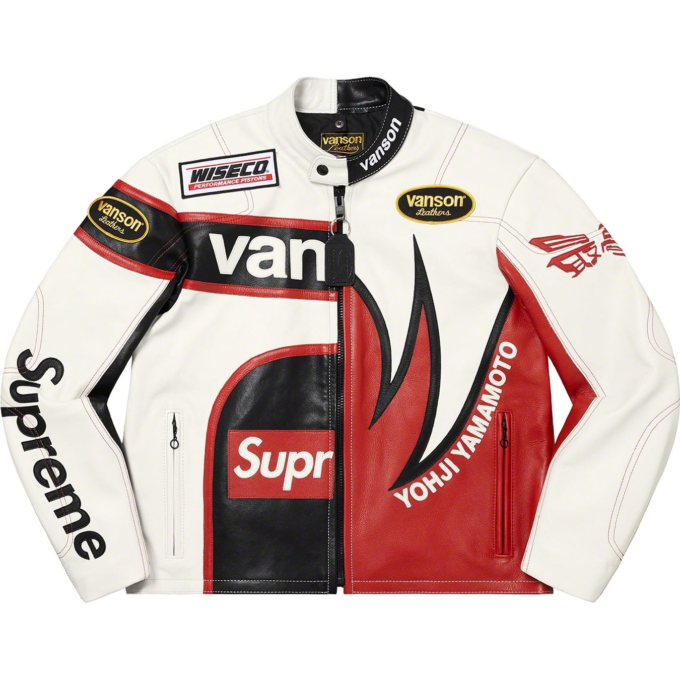 Supreme®/Yohji Yamamoto®/Vanson Leathers® Split Jacket view 3